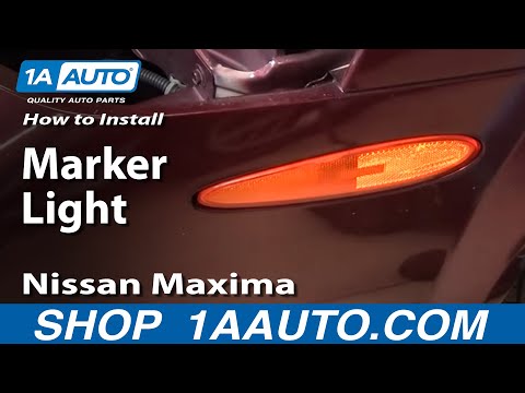 How To Install Replace Marker Light Nissan Maxima 00-03 1AAuto.com