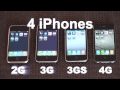iPhone 2, 3G, 3GS en 4 snelheidstest