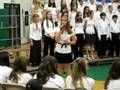 Rachel Pileggi singing All I want for Xmas is you by Mariah Carey