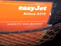 easyjet airbus a319 safety talk in malaga