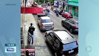 Roubo em Avaré: câmeras de segurança registrou a ação