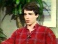 Matthew Broderick/Ferris Bueller CBS Interview 1985