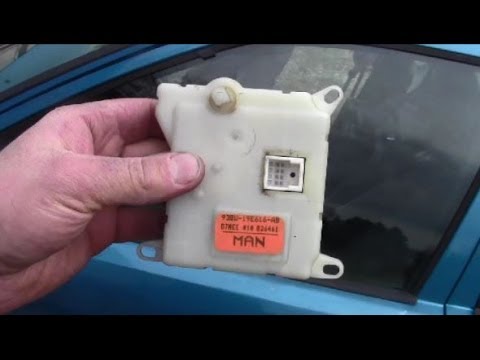 How to Remove Install Heater Blend Door Actuator