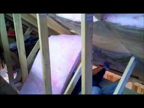 how to insulate garage roof