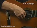 Classical Guitar Lesson: Em Arpeggio Classical Guitar Lesson: Em Arpeggio