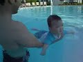 Andrew first swim
