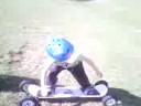 jordan riding a moutain board