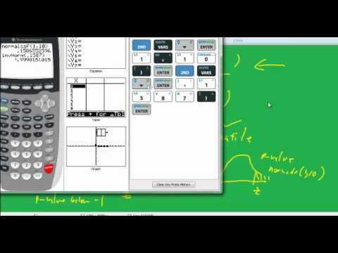 how to calculate z score on ti 84