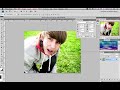 Photoshop Tutorial : Make a Bold simple website template page