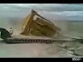 How Not to Tow a Bulldozer How Not to Tow a Bulldozer