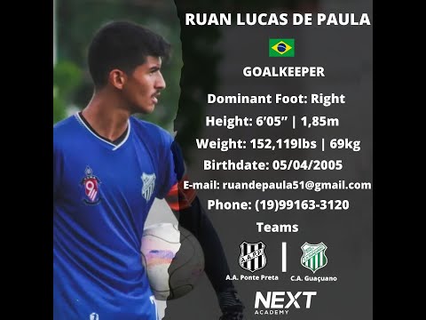 RUAN LUCAS | GOALKEEPER | HIGHLIGHTS | NEXT ACADEMY