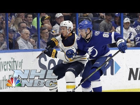 Video: Nikita Kucherov hits 100 points in Bolts' Win vs. Buffalo Sabres | NHL | NBC Sports