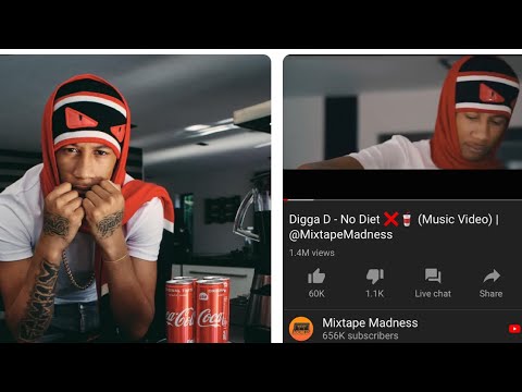 Digga D breaks Mixtape Madness record with 1 million views in 3 days