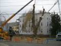 videos de Willow tree cut down as neighbors protest
