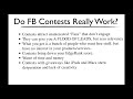 Facebook Contests – Do They Work? Facebook Fridays