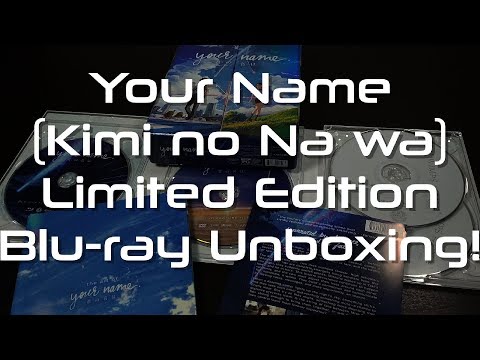 Your Name (Kimi no Na wa) Limited Edition Blu-ray Unboxing