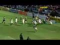 Cian Healy scores for Leinster against Ulster