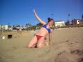 keri daning at beach!!