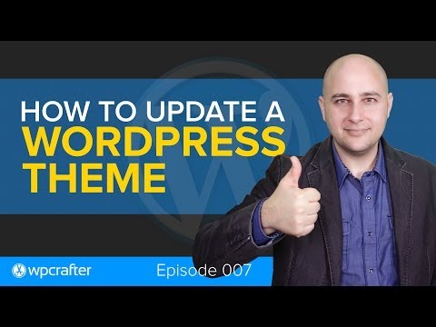 how to update wordpress theme