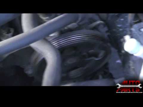 how to tighten power steering belt