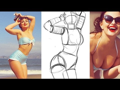 how to draw human body