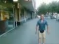 My friend doing a backflip