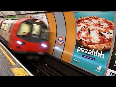 London: Keine Pizza-Werbung mehr in der Tube