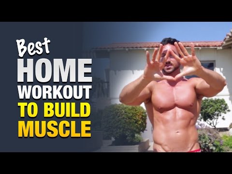 how to build muscle at home