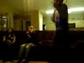 singing/dancing to survivour