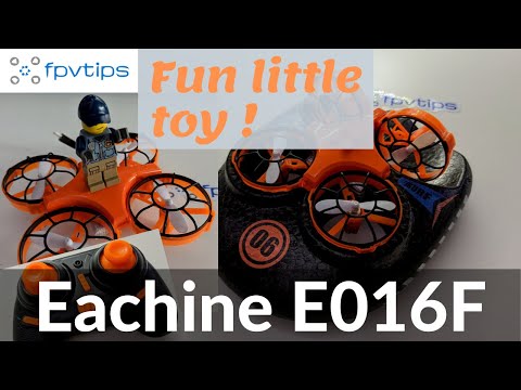 Eachine E016F Hovercraft - Cheap toy grade fun with a drone, boat and hovercraft 3 in 1