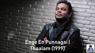 Enge En Punnagai  Thaalam (1999)  AR Rahman HD