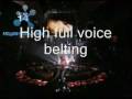 High octave belting (Whitney, Celine, Mariah & Christina)