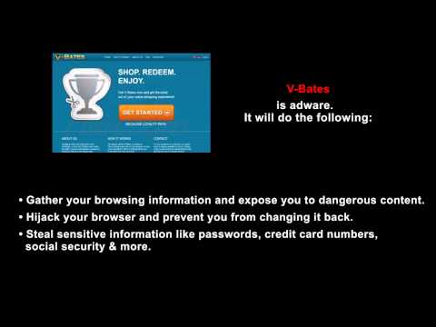 how to remove v bates