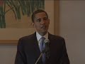 Obama: Clips from Jewish Center Meeting