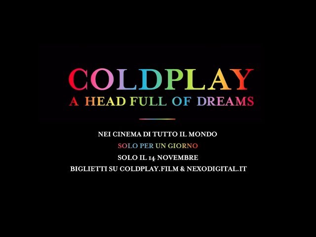 Anteprima Immagine Trailer Coldplay - A Head Full of Dreams, trailer ufficiale italiano