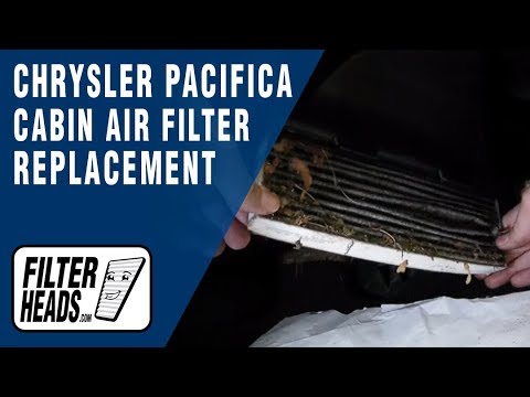 Cabin air filter replacement- Chrysler Pacifica