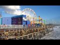 A beautiful day at Santa Monica Pier