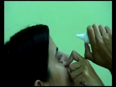 how to administer glaucoma eye drops