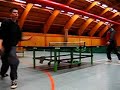 Lutz beim Tischtennis-Training