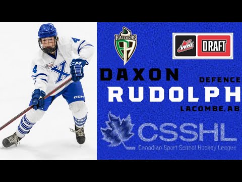 Daxon Rudolph 2023 WHL Draft 1st Overall Pick