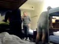 bed prank in army barrack