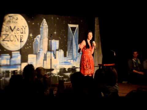 Malinda Cvitkovic on 3-4-13 on Graduation Showcase Night for The Comedy Zone Comedy School