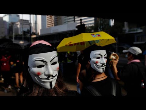 China: Auf Maskenverbot in Hongkong folgen weitere Proteste