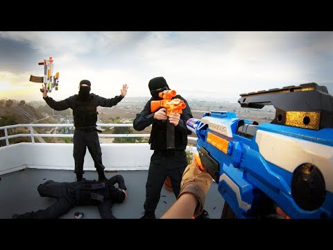 Nerf War FPS: HUGE Mansion Battle