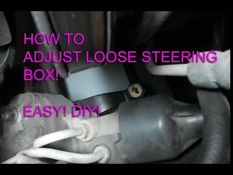 how to adjust gm steering box