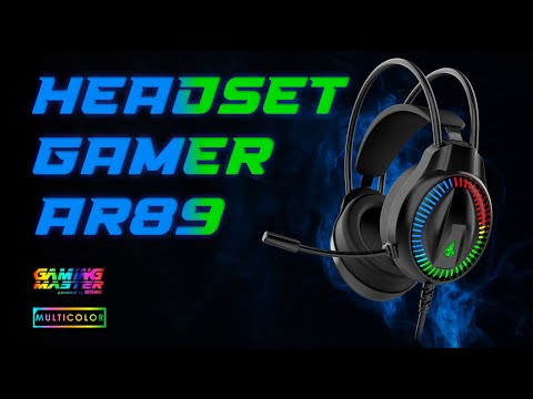 Vídeo de demonstração - Headset Gamer RGB – AR89