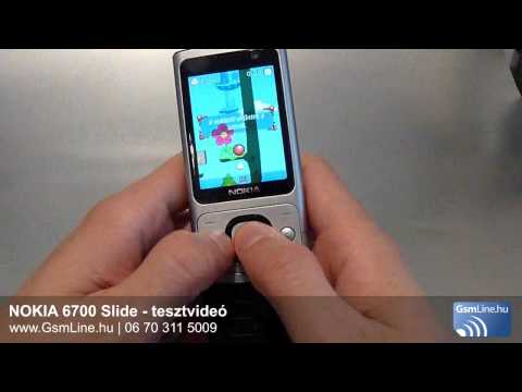 Nokia 6700 slide teszt vide�