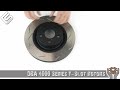 DBA 4000 Series T-Slot Slotted Front Rotor Pair (Part Number: 4650S-GRP) DBA 4000 Series T-Slot Slotted Front Rotor Pair - Subaru Models (inc. 2002-2014 WRX)