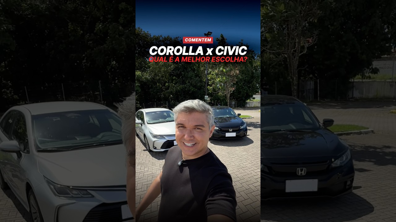 COROLLA x CIVIC 🤔 Qual é a sua escolha?