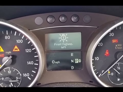 How to FIX eliminate LED Fog Light error on W164 Mercedes in Easy Steps